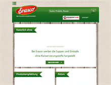Tablet Screenshot of erasco.de